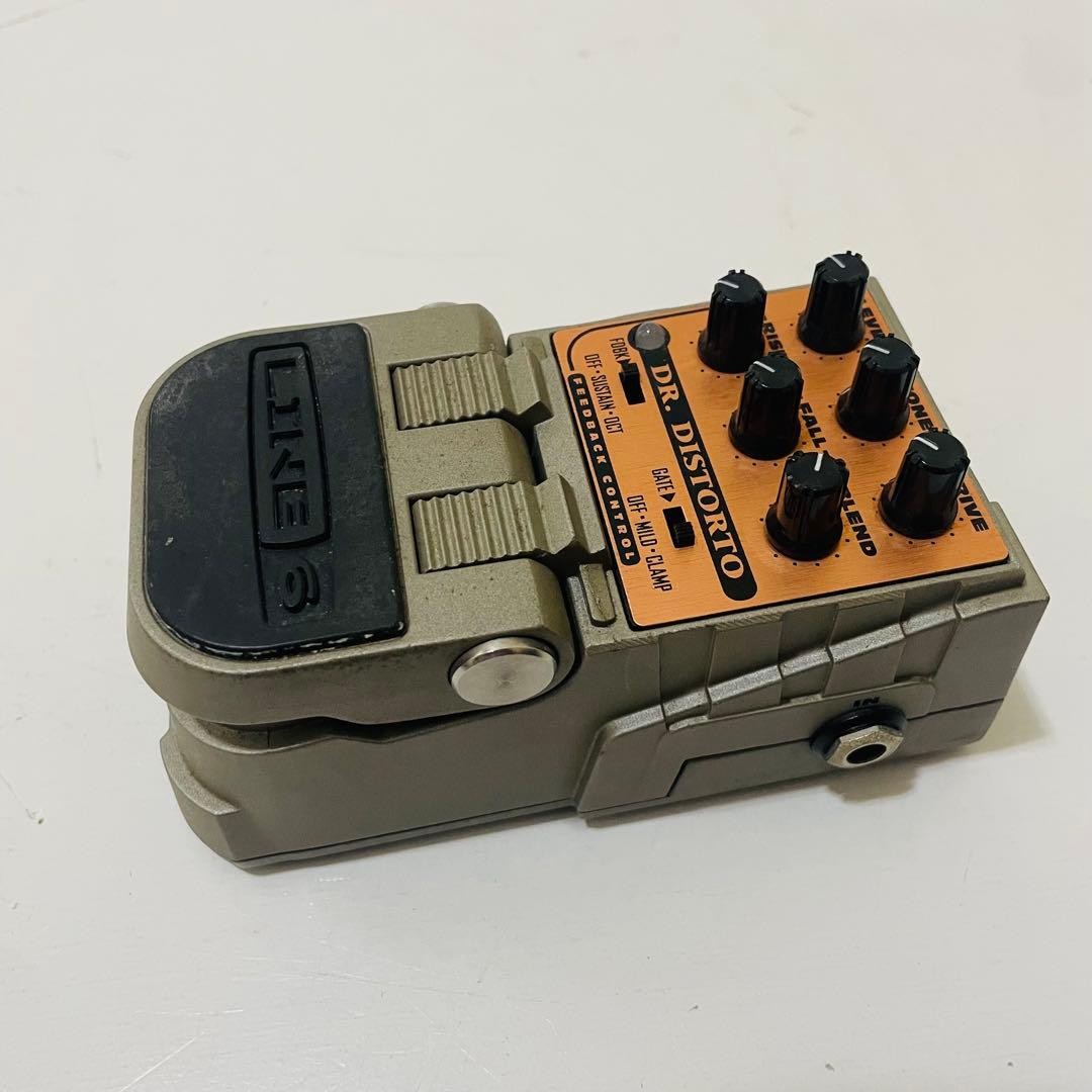 Line 6 Dr. Distorto Guitar Effects Pedal Used Distortion Effect Amp Simulator