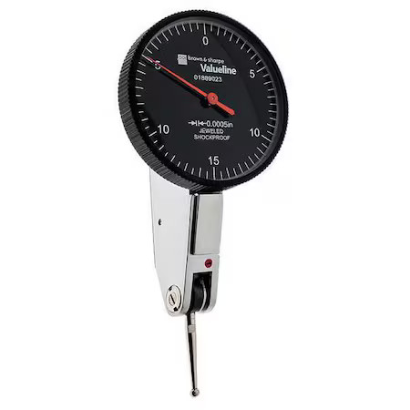 Tesa Brown & Sharpe 01889023 Dial Test Indicator, 0.0004 In.