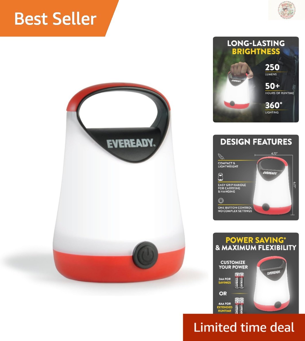 Durable Handheld LED Lantern X-250 - 100 Hour Runtime, Ideal for Power Outages