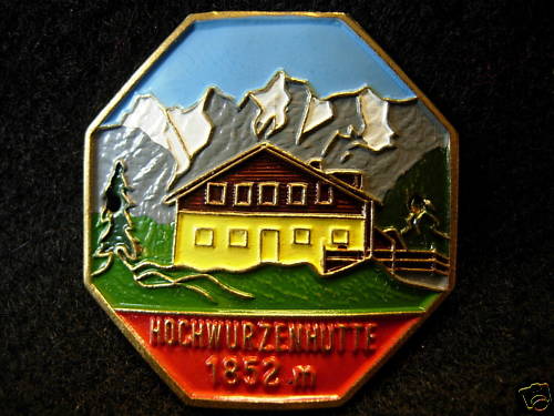 Hochwurzenhutte Hiking medallion stocknagel G1433