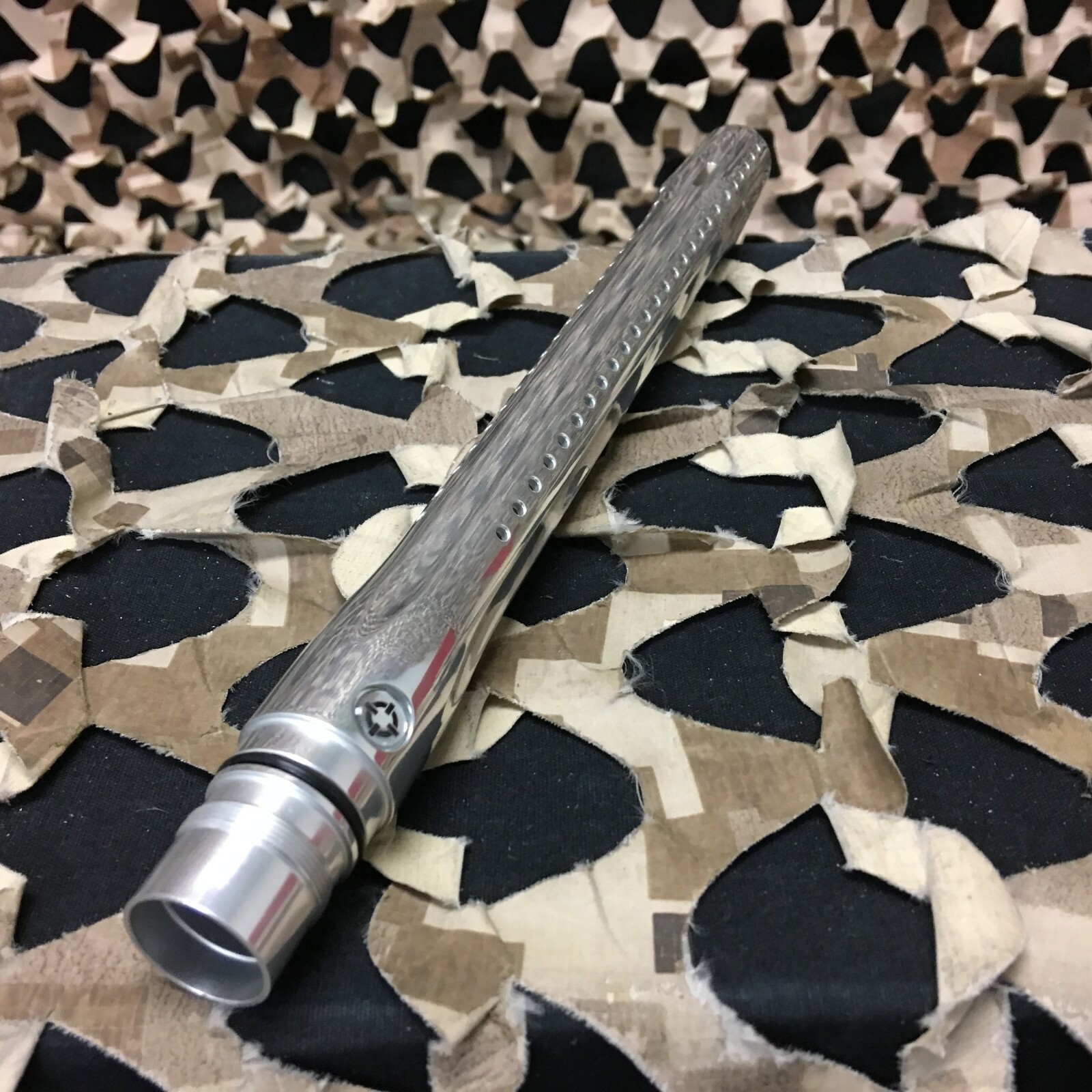 NEW Smart Parts Paintball Freak Barrel Front - Silver - 16 inch
