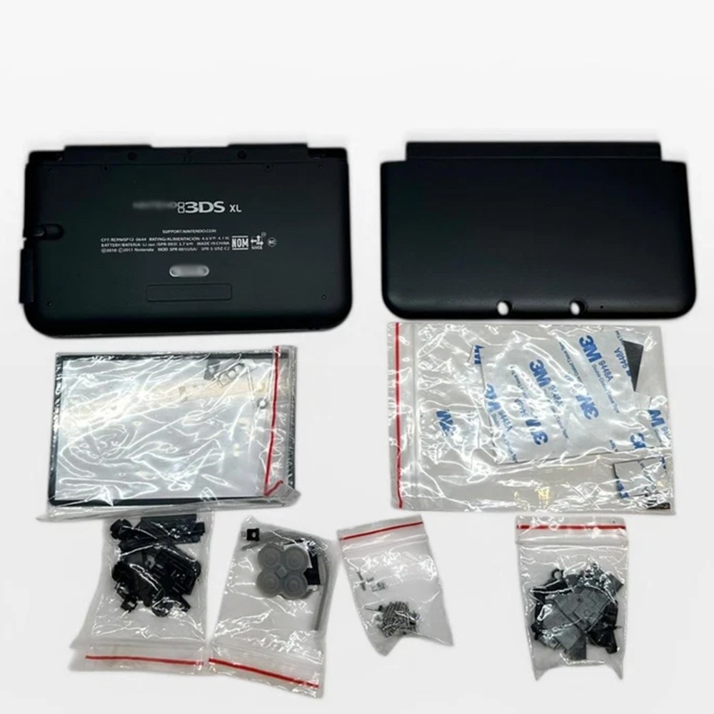 Full Housing Shell for Nintendo 3DS XL Replacement System Screen Tool Part Black