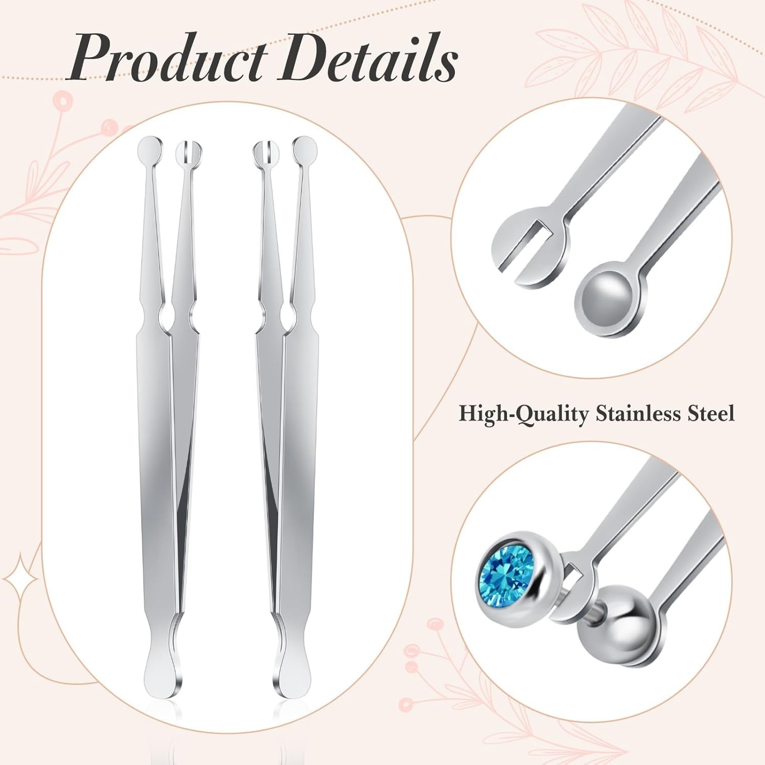 Stainless Steel Piercing Tools Set