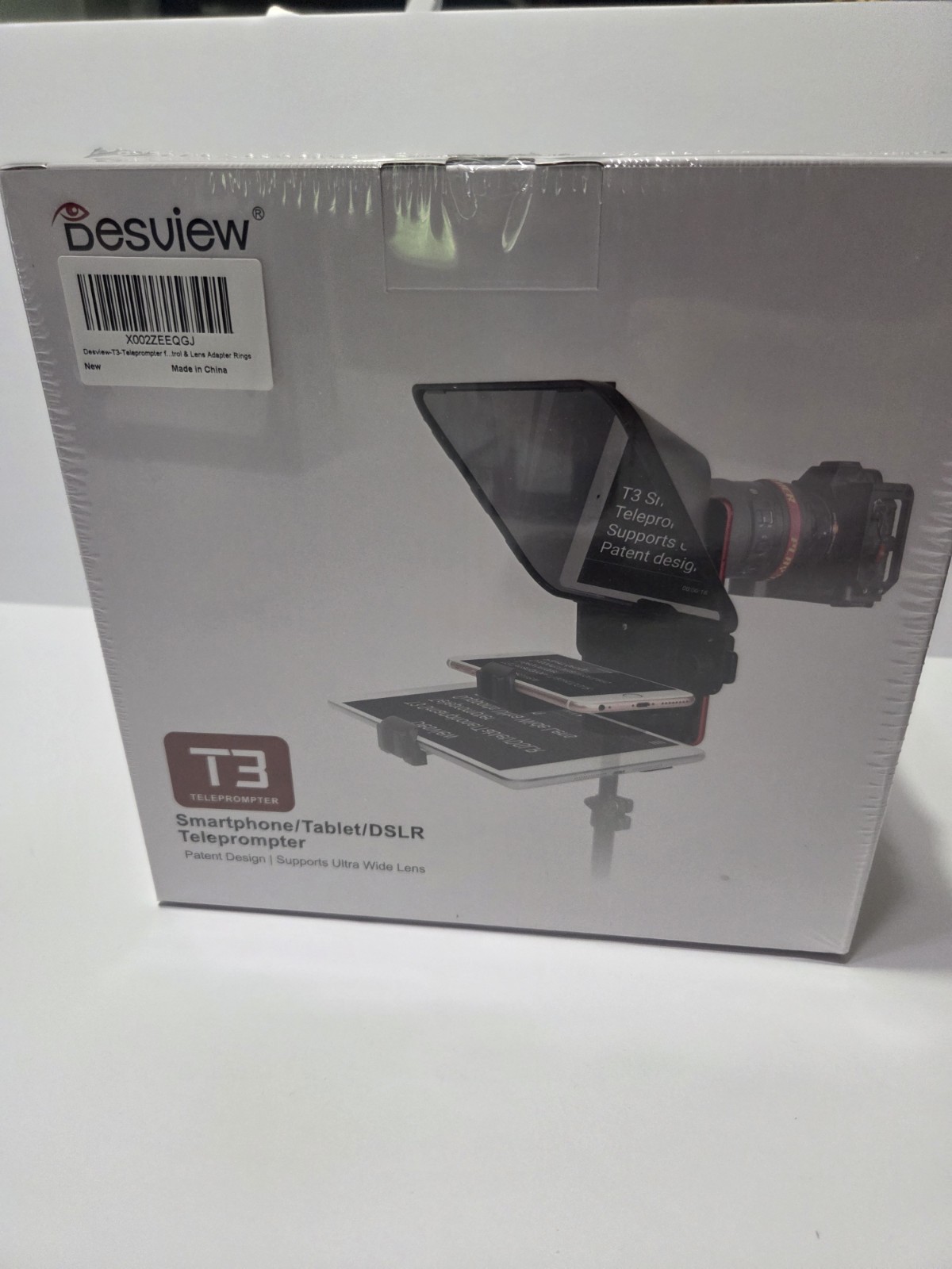 NEW Sealed Desview T3 Teleprompter for DSLR Camera Smartphone Tablet with Remote