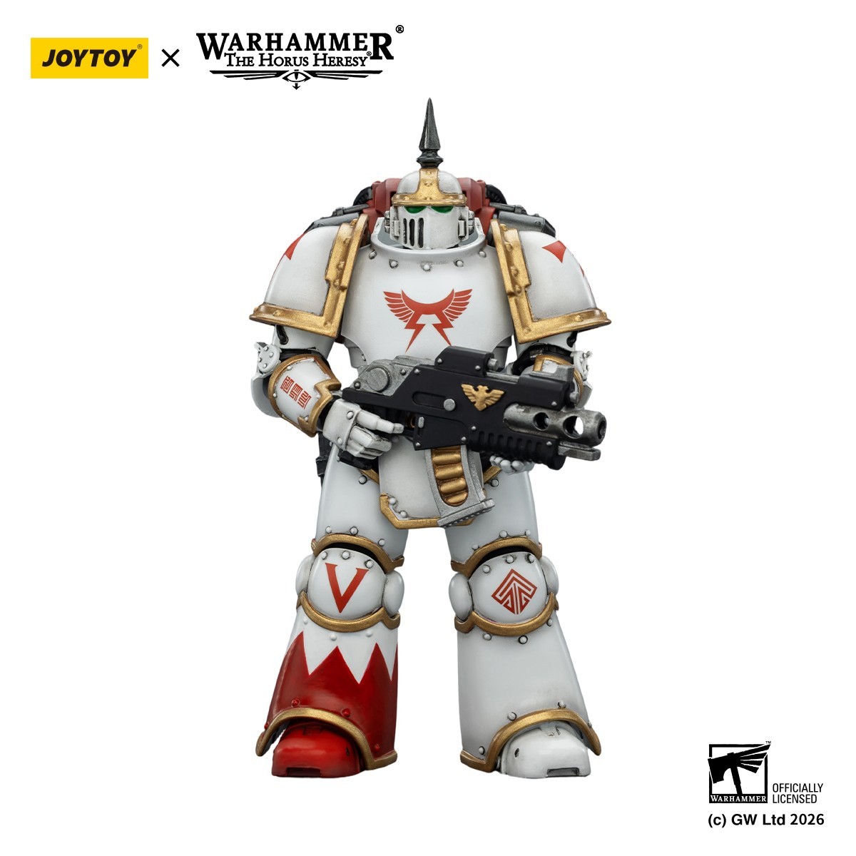 JOYTOY Warhammer 30K 1/18 Action Figure White Scars MKIll Tactical Legionary