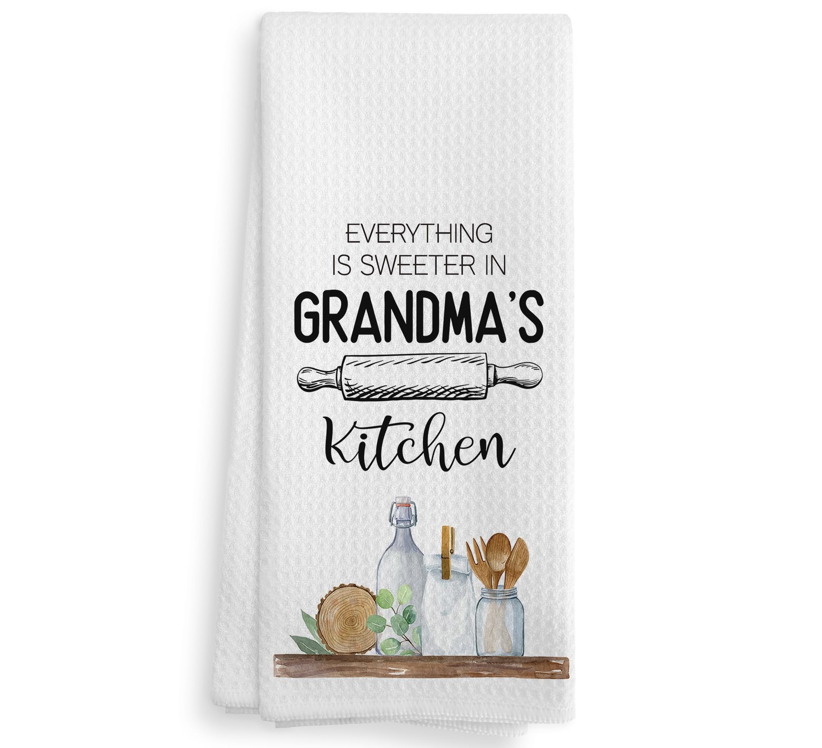 Grandma's Kitchen Towels and Dishcloths, Grandma Gifts Gift Ideas, for Grandm...