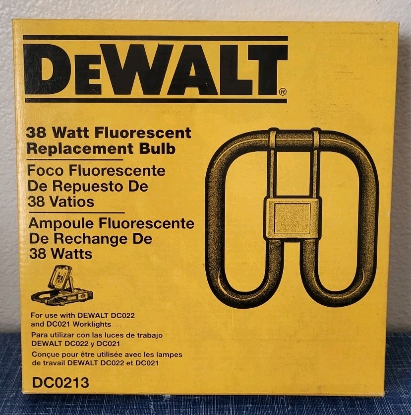 DeWalt • 38 Watt • 2700 Lumens • Replacement Bulb For DC021 & DC022 • New!
