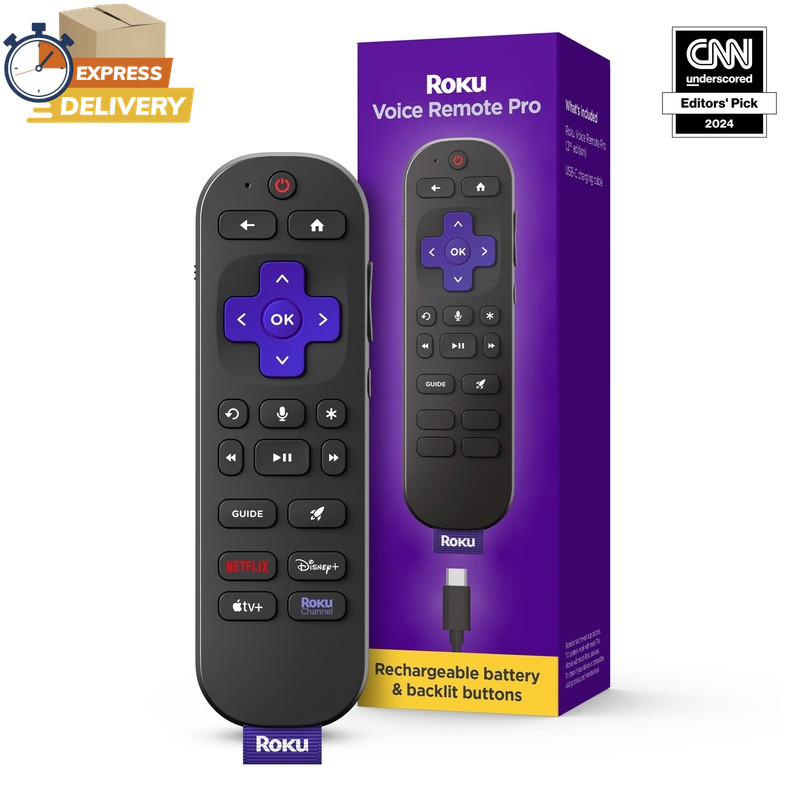 Voice Remote Pro (2Nd Ed.) - Rechargeable TV Remote Control 🎗🎯