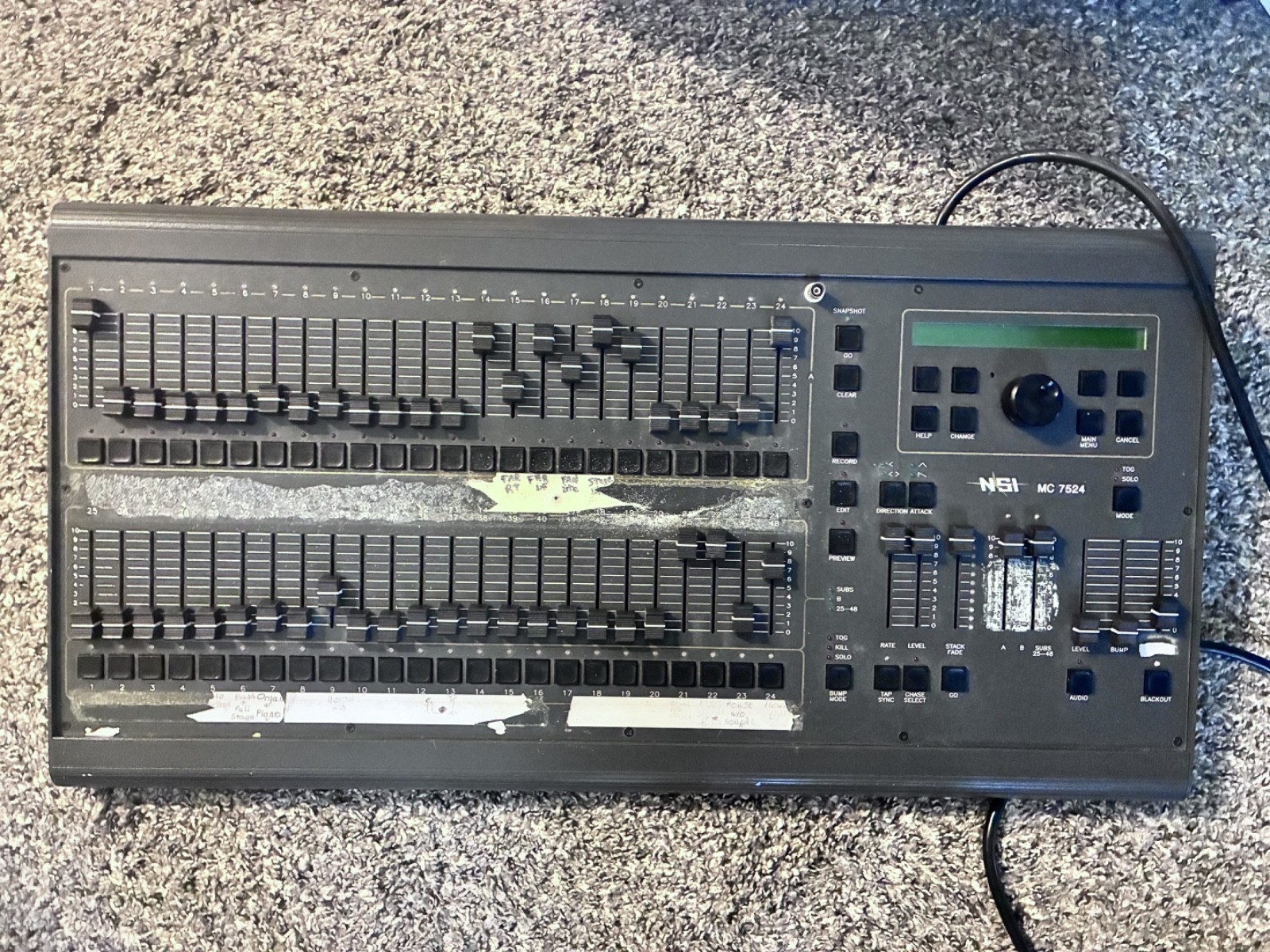Leviton/NSI MC7524 24/48 Channel Controller DMX Micro-Plex 60ch Analog