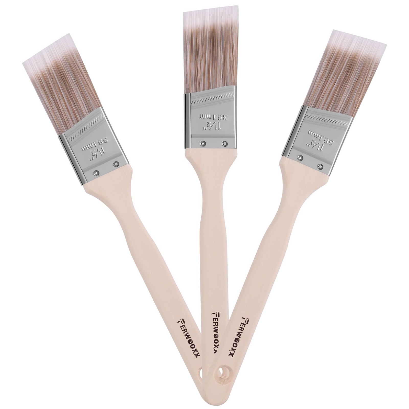Paint Brush, 1.5IN Stain Brushes for Painting Walls,House Touch-Ups,Furniture...