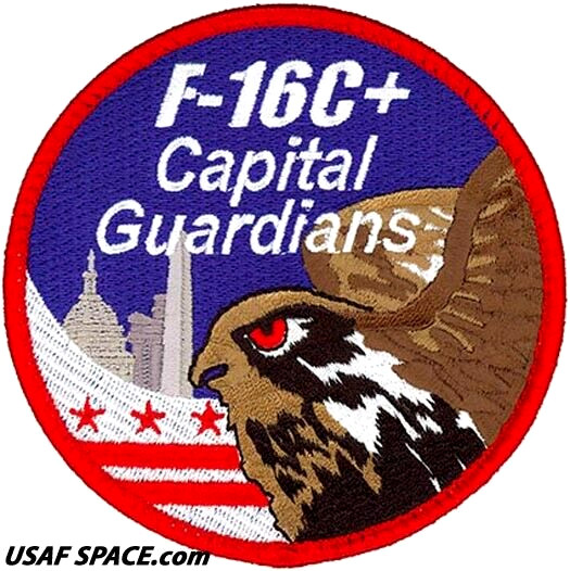 USAF 121st FIGHTER SQ -121 FS- F-16C+ CAPITAL GUARDIANS -Andrews, AFB- VEL PATCH