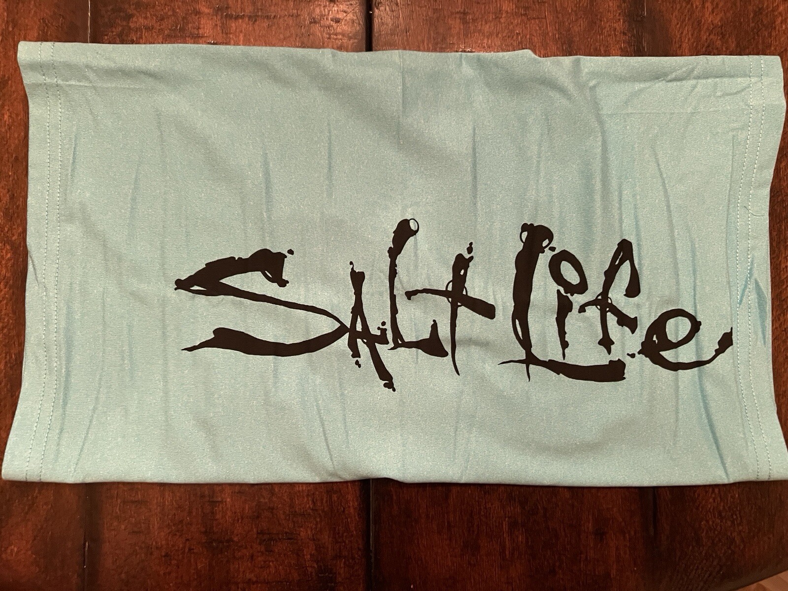 SALT LIFE Face Shield YOUTH Gaiter AQUA LOGO Sun UPF Protection SLX UVAPOR NEW