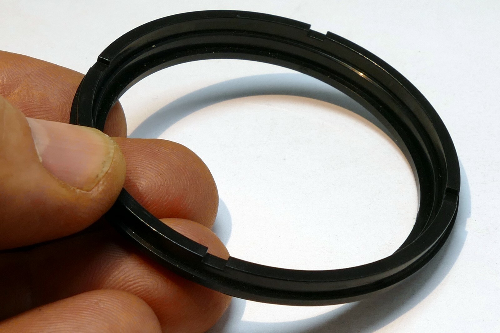 58mm lens ring for camera lens plastic screw in