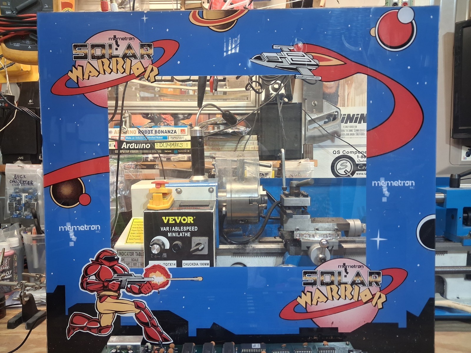 MEMETRON SOLAR WARRIOR VINTAGE ARCADE CONVERSION KIT