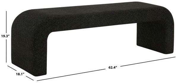Safavieh CARALYNN UPHOLSTERED BENCH, Reduced Price 2172772728 SFV5027J