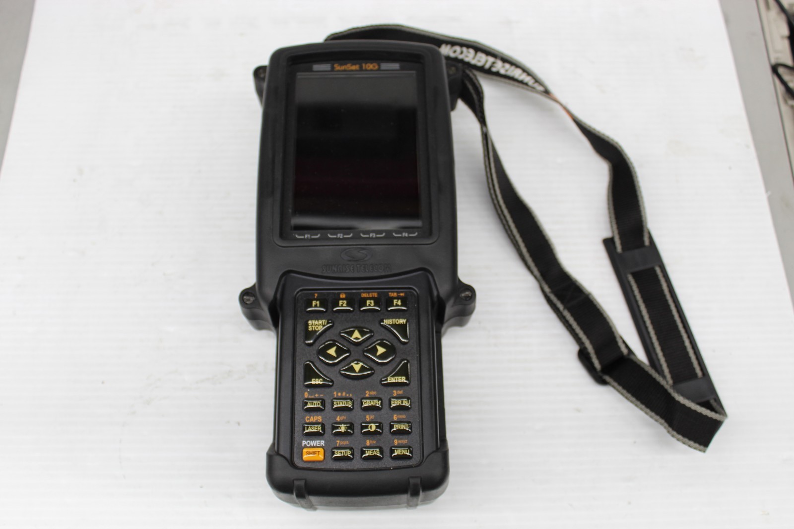 Sunrise Telecom SunSet 10G Handheld Network Tester Kit w/ Case Manual Cables Ada