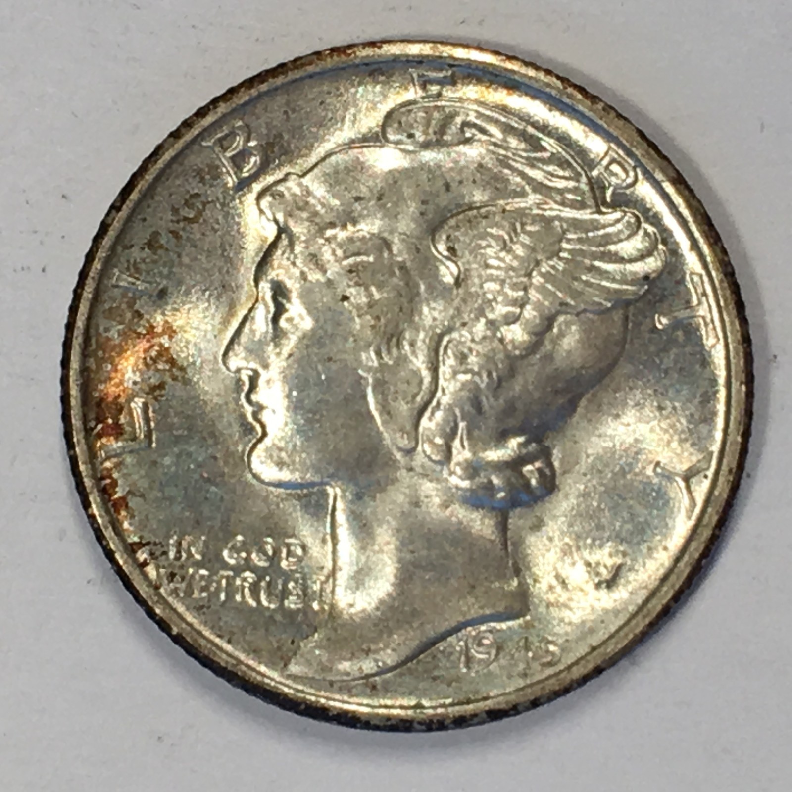 1945-S Mercury Dime - Superb uncirculated - High Quality Scans #G537