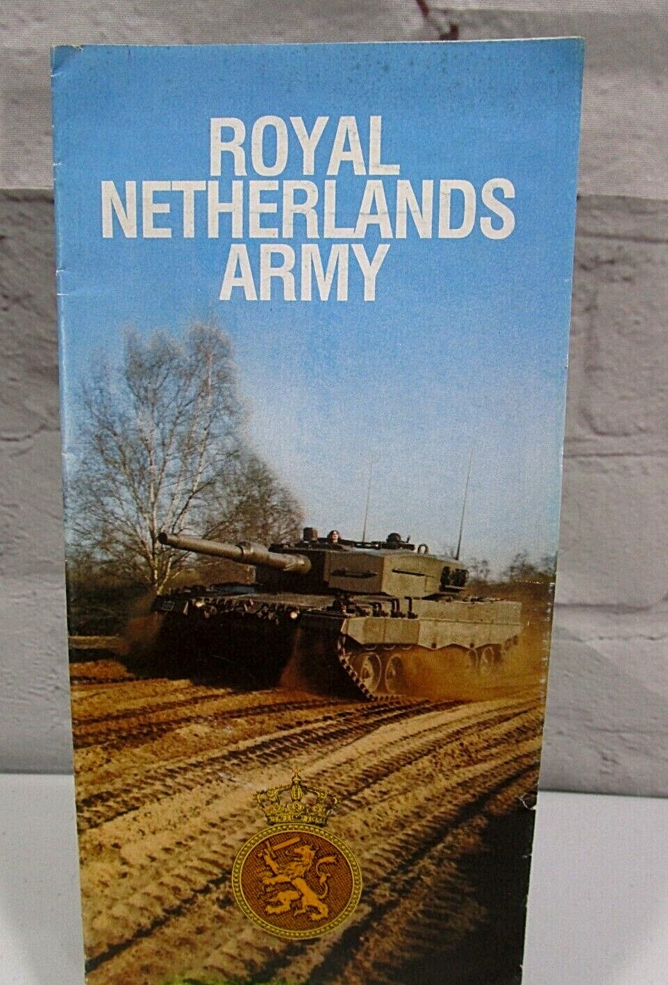 Vintage 1984 Royal Netherlands Army Brochure- Equipment, Arms and Rank Insignia