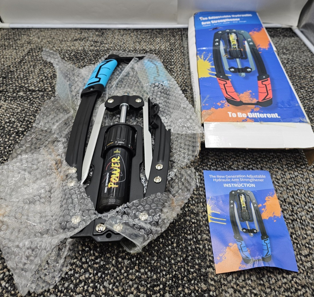 R2-Blue The Adjustable Hydraulic Arm Strengthener Powerful Portable