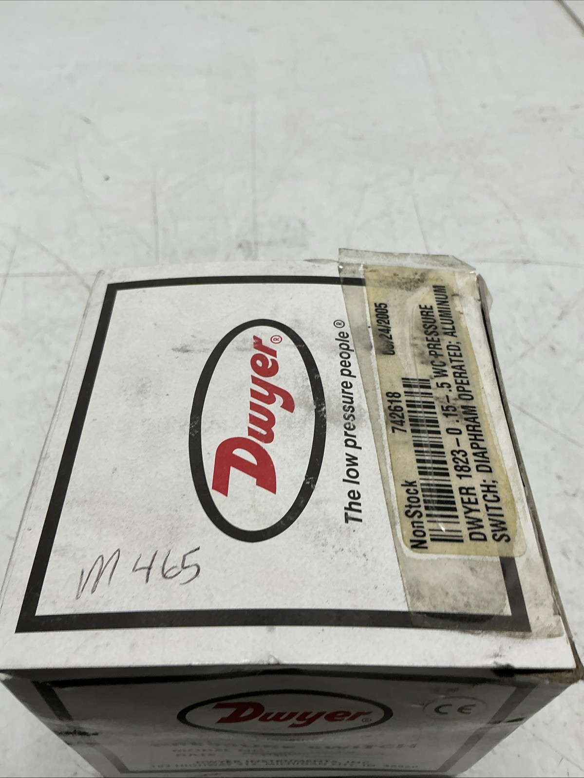 Dwyer 1823-0 Pressure Switch Y-623