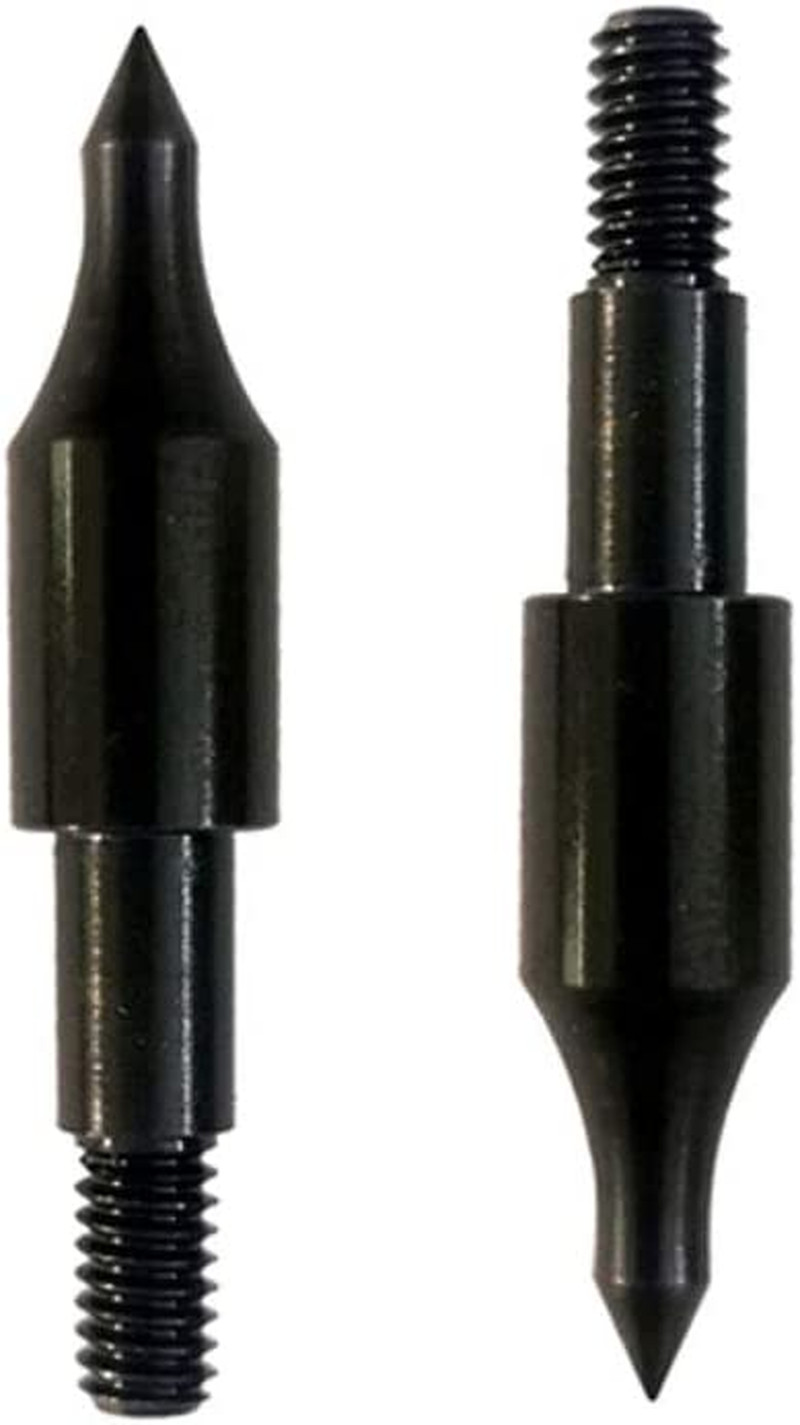 24 Pcs 100 Grain Archery Arrow Field Points Tips Practice Head Bow Crossbow Bolt