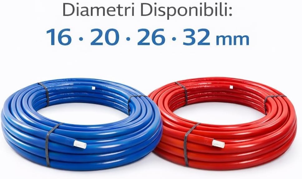Isoclima Insulated Multilayer Pipe Ø16/20/26/32 25 or 50 m for plants