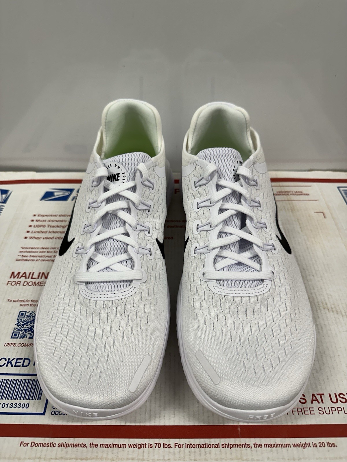 Nike Wmns Free Run 2018 ‘White Black’ 942837 100 Size 10