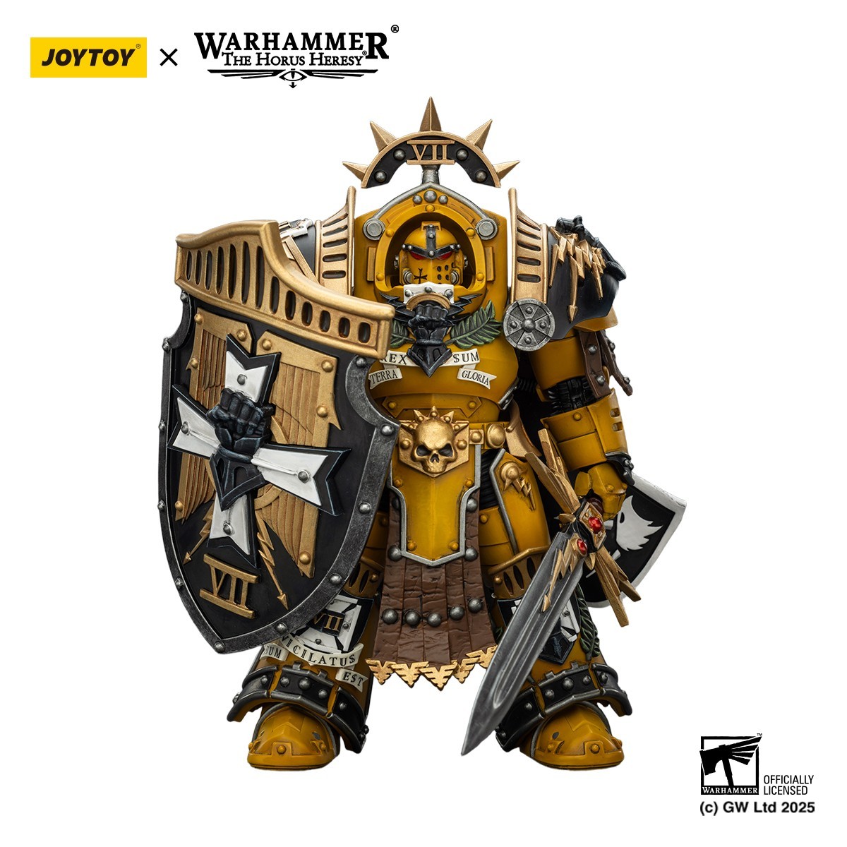 JOYTOY Warhammer 30K 1/18 Action Figure Imperial Fists Legion Praetor Model