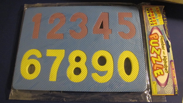 Foam Numbers Puzzle. Soft. Fun. Educational.