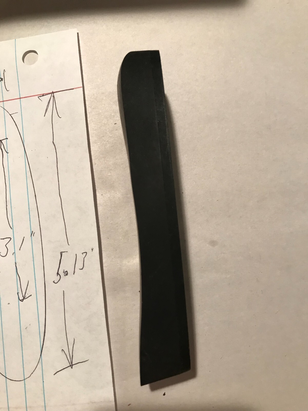 Hard Rubber Rifle Recoil Pad