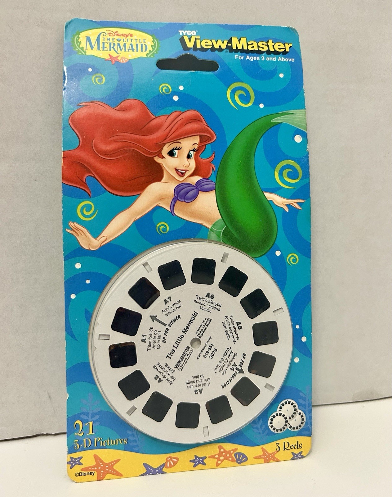 Little Mermaid GAF 3D Sealed 1997