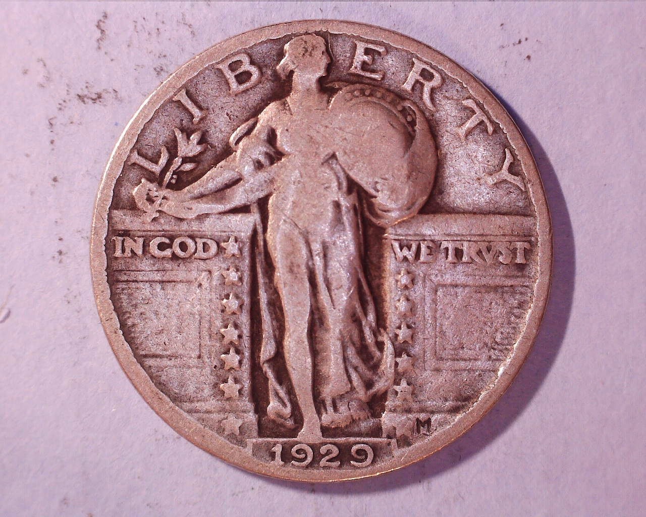 1929 Standing Liberty 25C Quarter **302-6