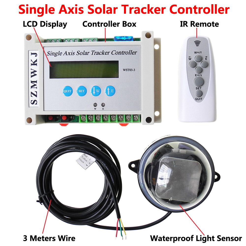 Single Axis Solar Tracker System -14" Inch 12V 1500N Linear Actuator +Controller