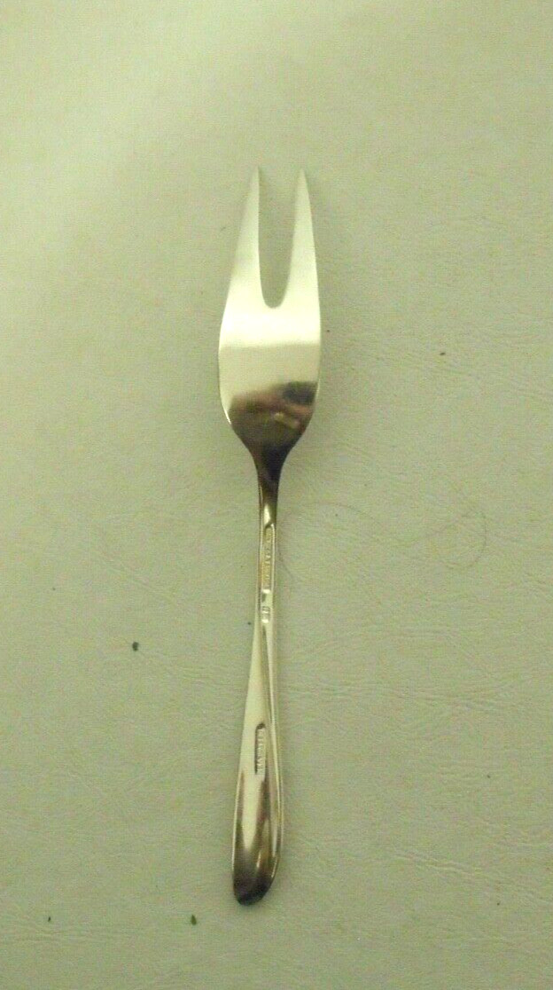 International Holmes & Edwards Silverplate RHYTHMIC Small Cold Meat Fork