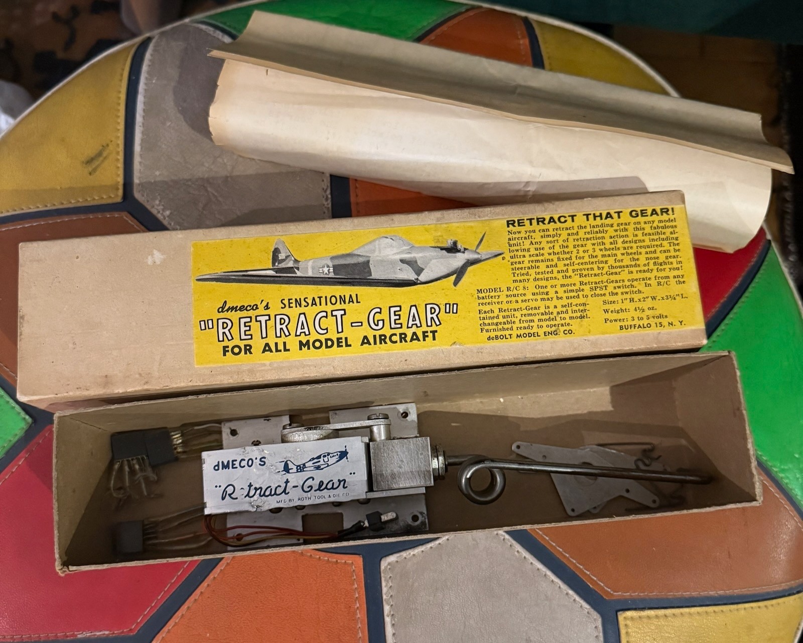 VTG Debolt Dmeco's Electric Retract Landing Gear Model Aircraft RC Airplanes Toy