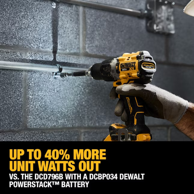 DEWALT 20V MAX XR Brushless 4-Tool Combo Kit with POWERSTACK, DCK449E1P1