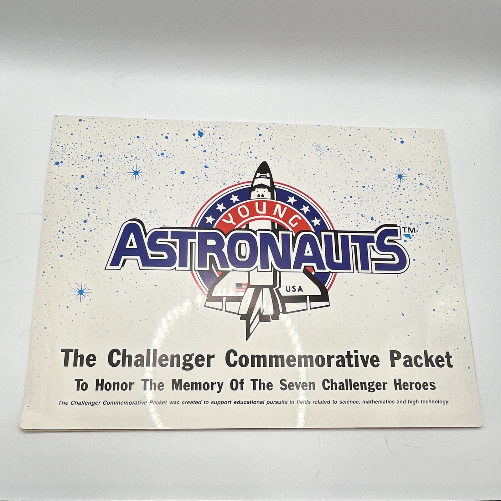 Young Astronauts Challenger Commemorative Packet 1985 NASA STS-51-L
