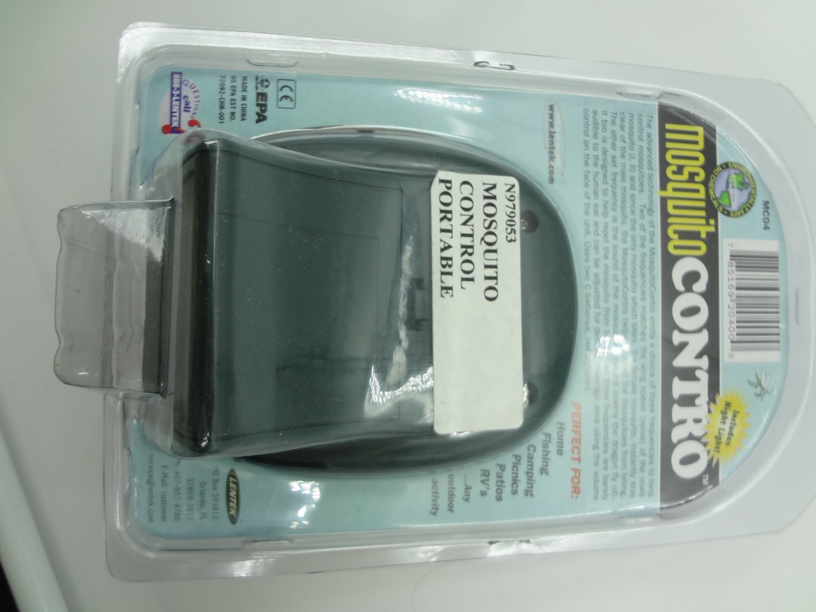 Lentek Mosquito Contro Portable & Keychain NOS