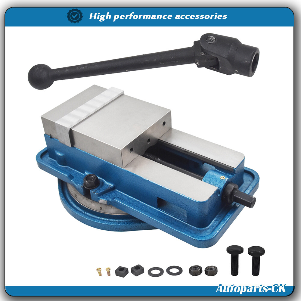 6x5.9" Lockdown CNC Milling Machine Vise .002“Precision Milling Drilling Machine