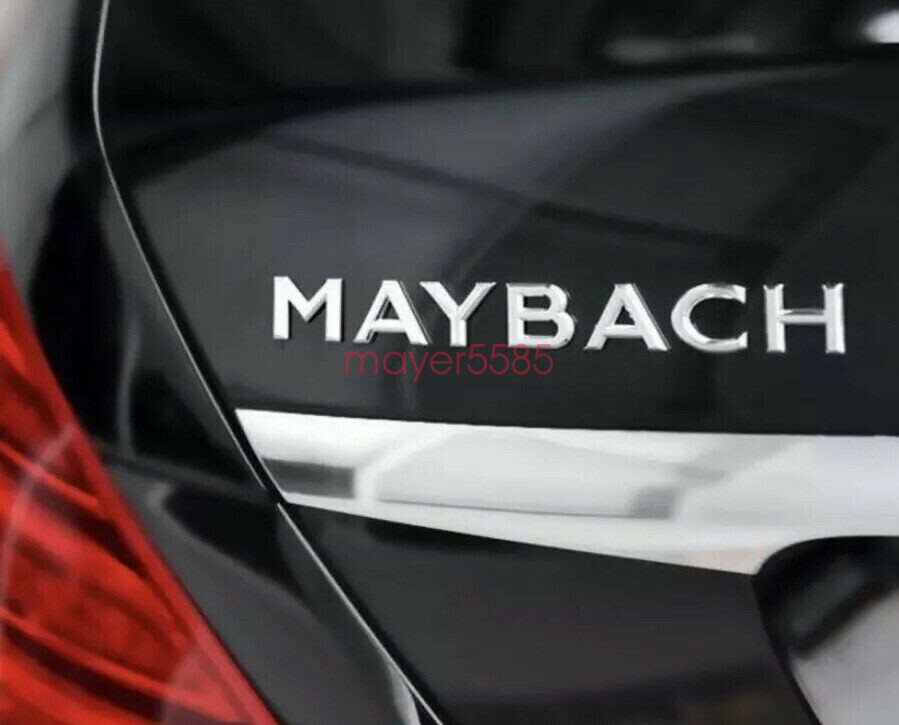 1PC Brand New ABS For Mercedes Benz Maybach Letters Trunk Emblem Badge Sticker
