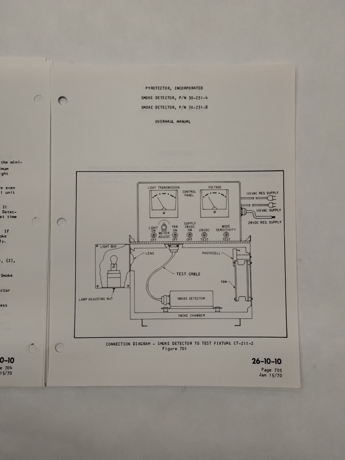 Pyrotector Incorporated Smoke Detector Overhaul Manual-Original