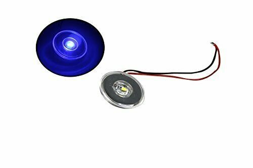 Pactrade Marine Boat Auto RV Trailer LED Courtesy Livewell Round Clear Lens Lig