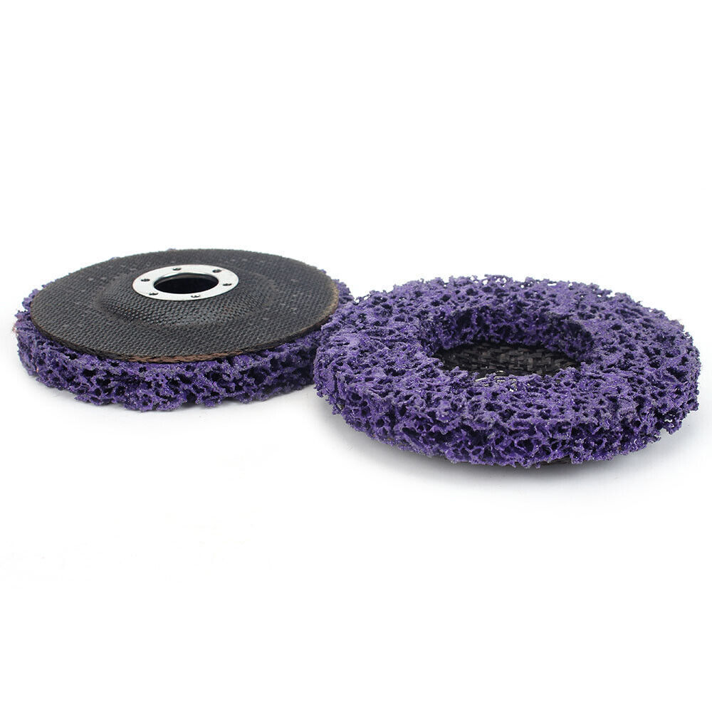 4''/5" Poly Strip Disc Abrasive Wheel Paint Rust Removal Clean Angle Grinder