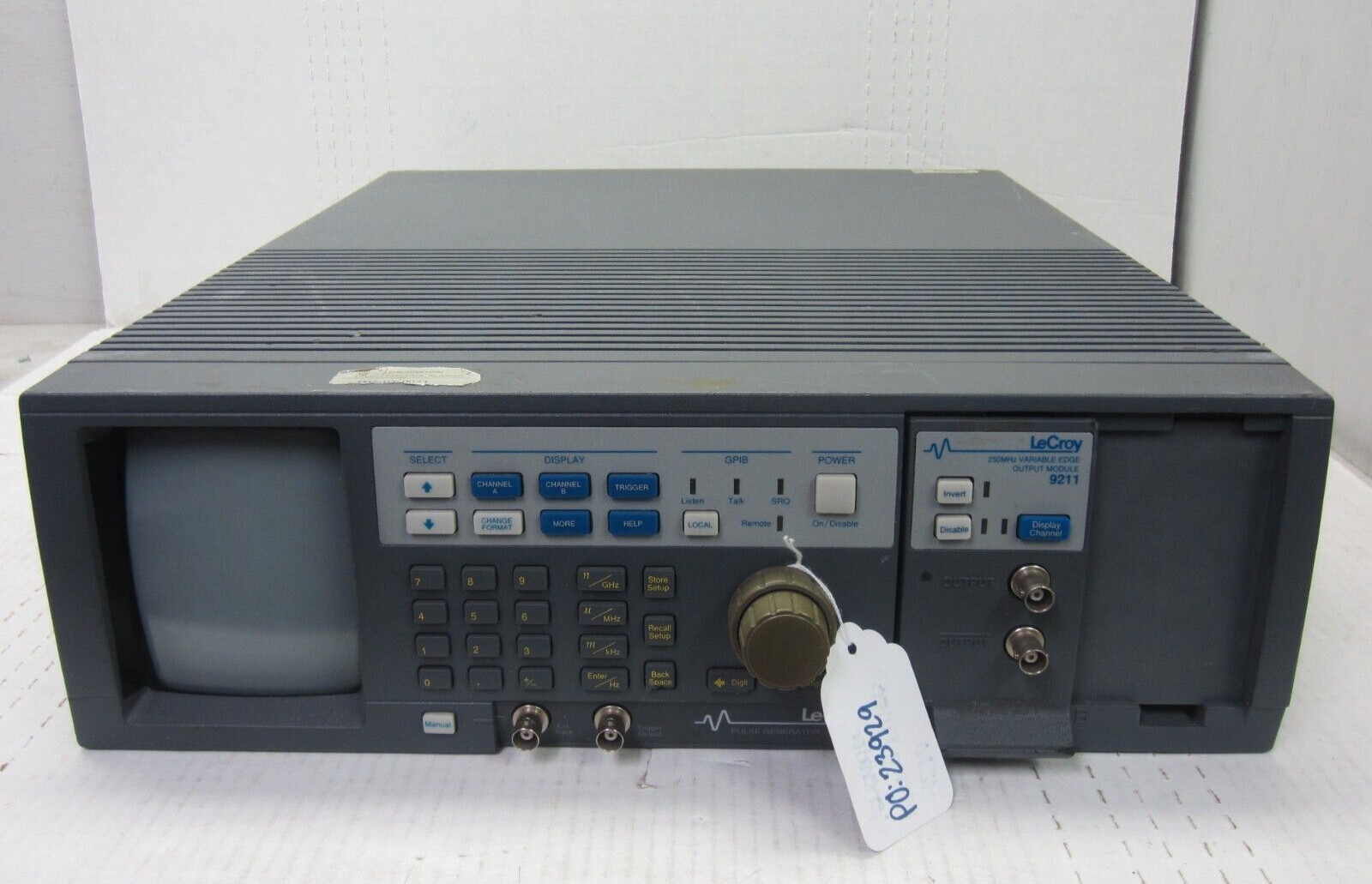 LeCroy 9210 Pulse Generator W/ 1x 9211 250MHz Module B57035 *Parts Only*