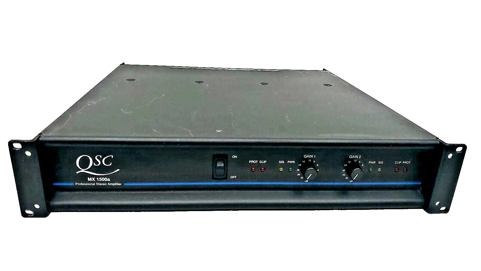 QSC MX1500A Stereo Audio Power Amplifier New Caps & Fan Warranty!