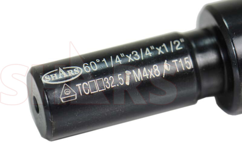 1/4", 1/2", 1-1/4" 60° Indexable Carbide Countersink Chamfering Set NEW #]