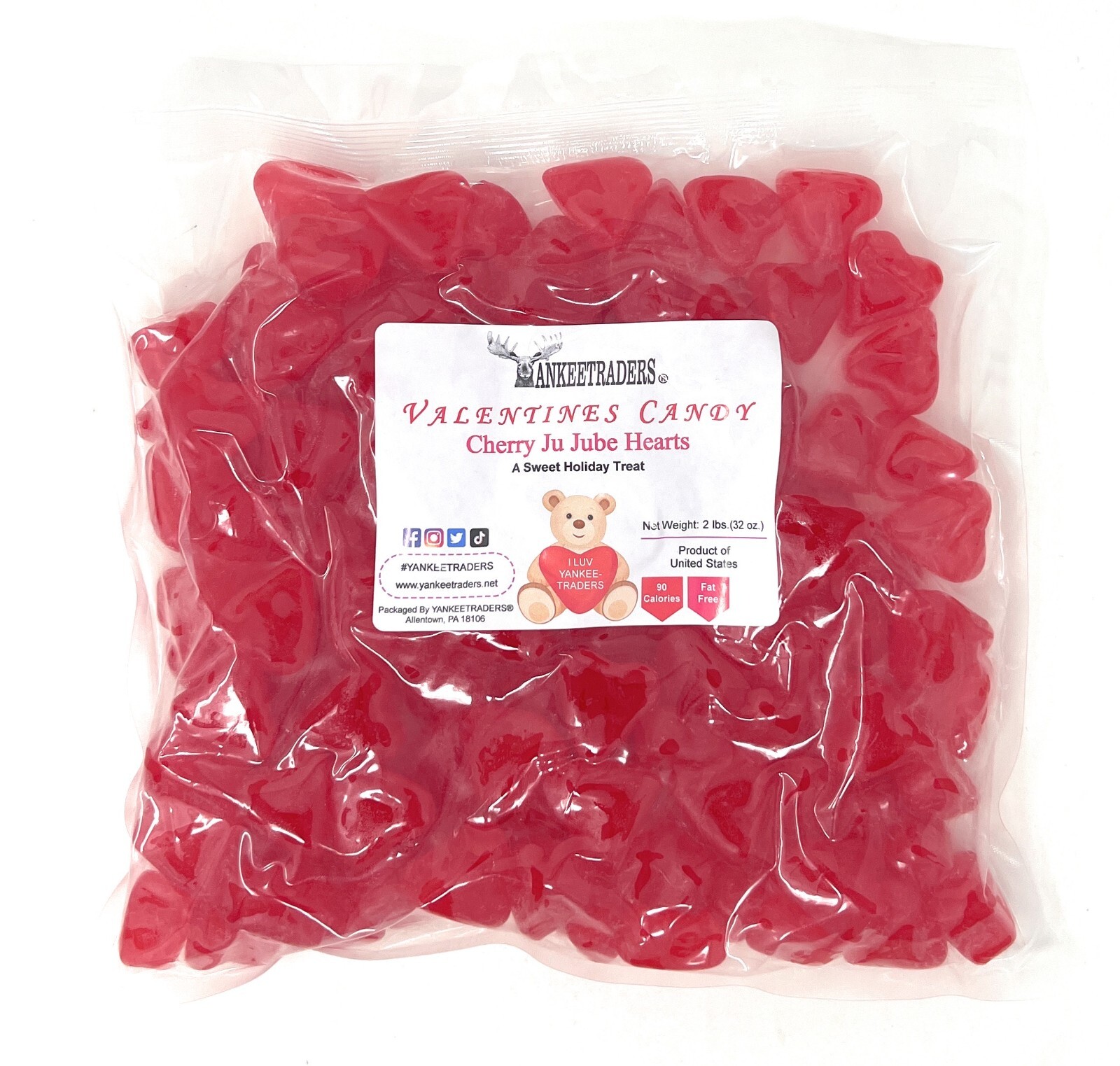 YANKEETRADERS® Ju Ju Cherry Hearts (Valentines & Wedding) ~ FREE SHIPPING