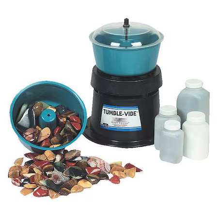 Raytech 23090R Vibratory Tumbler System, 0.05 Cu.Ft.