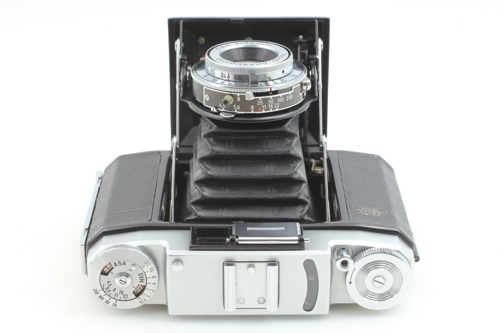 Read [MINT Box/Case] Zeiss Ikon Nettax 513/16 Film Camera Novar 75mm Lens JAPAN