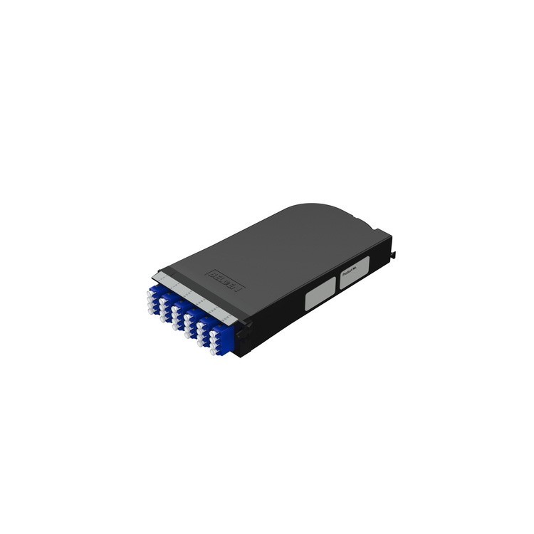 Belden FCSH12LDFP 12 Port LC Duplex FX UHD Fiber Optic Cassette with Pigtails